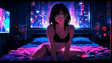 PMV - Neon Cyberpunk Hentai Girl [AI]