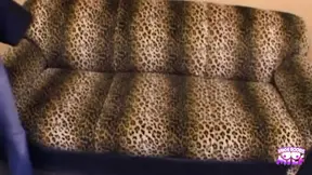 Big Booty Bitch Eats Cum and Loves It