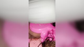 jizzing in virginity box with magic wand