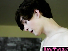 RawTwinkys.com - A restrained sub twink gets raw nailed by his young lovers' fat dick