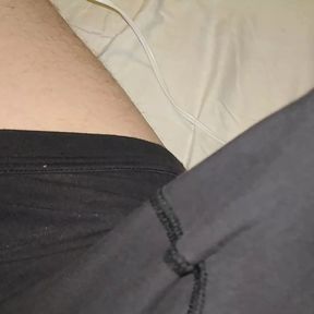 Hitachi Wand Vibrating My Dick Through My Boxers DMVToyLover