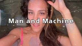 Fuck Machine 3way, Sucking Cock While Getting Fucked Used Pussy Gets Creampied
