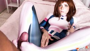 Ochako Uraraka Sweetly Fucked After Entering Hero Academy