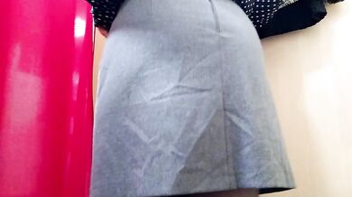 Big Sexy Belly and Luxurious Ass in the Fitting Room