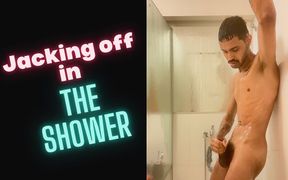 Jacking off Until I Cum in the Shower