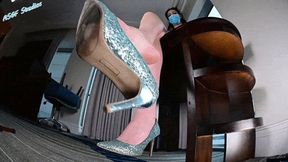Gigantically Tall with size 13s BIG DANGLE! Part 2 - MOV