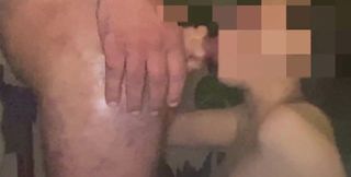Step Daddy Giving Dirty Deep Throat Cum Swallow Training to Stepdaughter