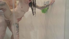 Petite Charlotte Gets Roughly Fucked and Showered with Cum