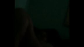 Hard black dildo inside cum shot