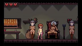 Life with the tribe [ Hentai Game ] Futanari dark skin sauvage is stroking while staring at me !