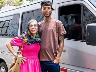 Tattooed 81 Years Old Granny Picked up for Anal