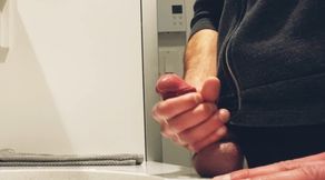 UNCONTROLLABLE SQUIRT on the office desk.