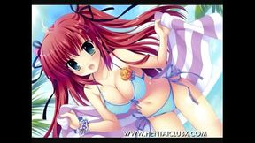 Sexy Anime Babe Shows Off Her Curves In Hot Fan Service Ecchi Scene