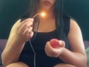 Goth Vampire Smokes A Bowl