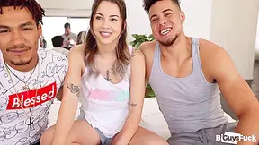 Channing Rodd And Bella Luna - Mmf Bi Stuffs His Big Cock