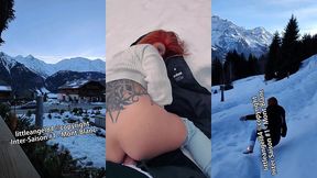 littleangel84 - sodomisee dans la neige, il rempli mon cul