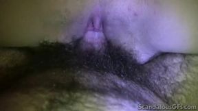 Horny And Hot GF Rides BF's Big Hairy Dick