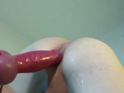 trying a new lube with rex (with closeups)