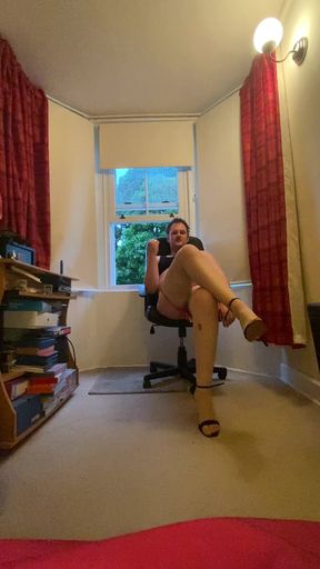 Ava Maxwell JOI in tan stockings long version