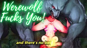 Hot werewolf boyfriend pounds pussy