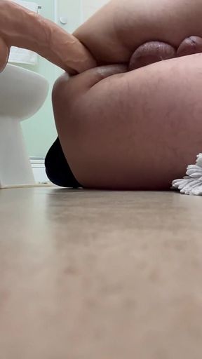Straight Ass Play Dildo Fun