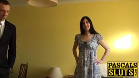 Submissive Honesty enjoys cum and pleases daddy Pascal