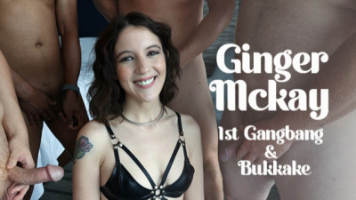Ginger Mckay's - 1st Gangbang & Bukkake