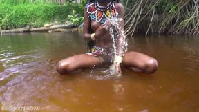 Zulu tribe girl with amazing perfect tits