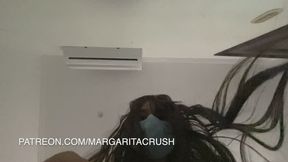 Slow Motion - POV: Giantess crushes you with her hand (includes buttcrush)