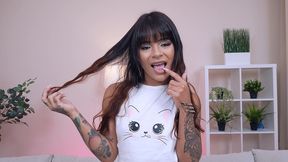 first tap! 100% destruction of cutie michy perez s anal with the first triple anal with wet fountains of piss 0% pussy eks647