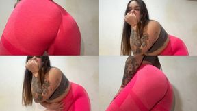 Farts in my pink leggings