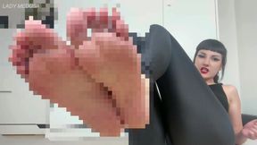 Jerk to Pixel Feet - Humiliation JOI, Foot Fetish