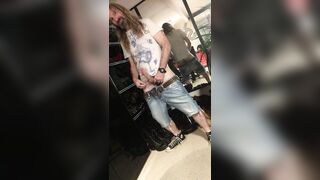 Longhairdude shoots in cutoff jeans cutoffs and Talks - heart and soul of rock and spin