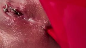 Anal Masturbate by High Heels and Juice Pussy after Orgasm