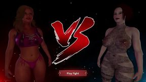 Bambi Bimbo VS Scylla (Naked Fighter 3D)