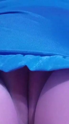 Whats Under Blue Skirt?
