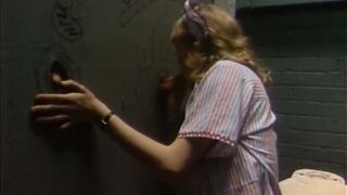 Waitress Sheer Delight works the gloryholes upscaled to 4K