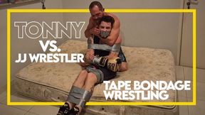 Ambushed & Taped – Tonny’s Ultimate Wrestling Submission (1080p) Gay Bondage - Male Wrestling - Wrestling Domination - Submission - Tape Bondage - BDSM