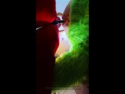 Hot MILF Pegging the piss and cum out of the Grinch