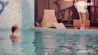 Hungarian Chick Angel Blade Slutted Out By The Pool - LETSDOEIT