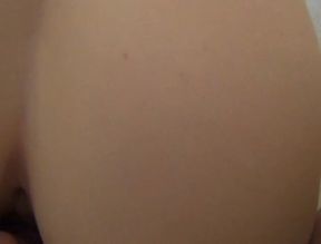 Dark haired slut fucking POV style