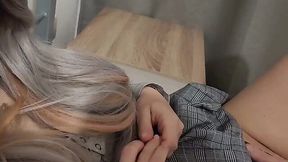 Horny stepsister joins him to watch porn and ends up having sex POV