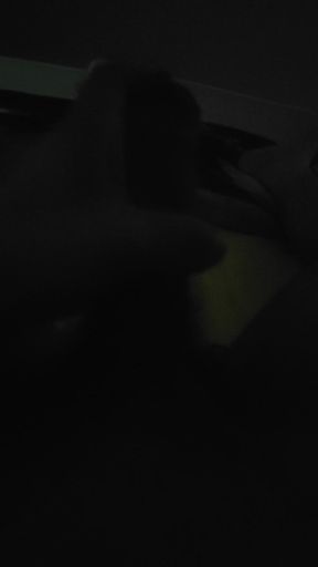 Playing with my hard cock