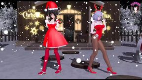 Two sweetie pies gettin' down &mdash;  freakin' &mdash;  then gettin' gangbanged &mdash;  yeah!
