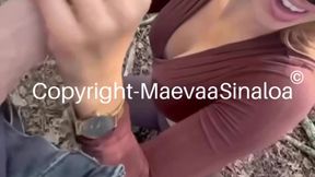 CUM WALK - I walk with a face full of cum in the street after taking 4 facials