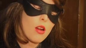 MILF endures nipple weights and spanking while wearing classic lingerie