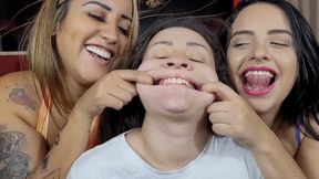 Punishing Poor Isis with Silly Faces - By Babi Ventura and Thay Flores - CLIP 5