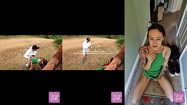 Nearly caught dogging!! Cum walk !