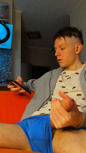 Fresh 18yo Twink Begs Camera While Cumming   Clip 1