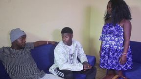 hot torrid anal fuck this rainy morning in cameroon between two neighbors and a neighbor who in the scorching cold is deviated by her neighbors. sex and pleasure with sharing sexual information of be